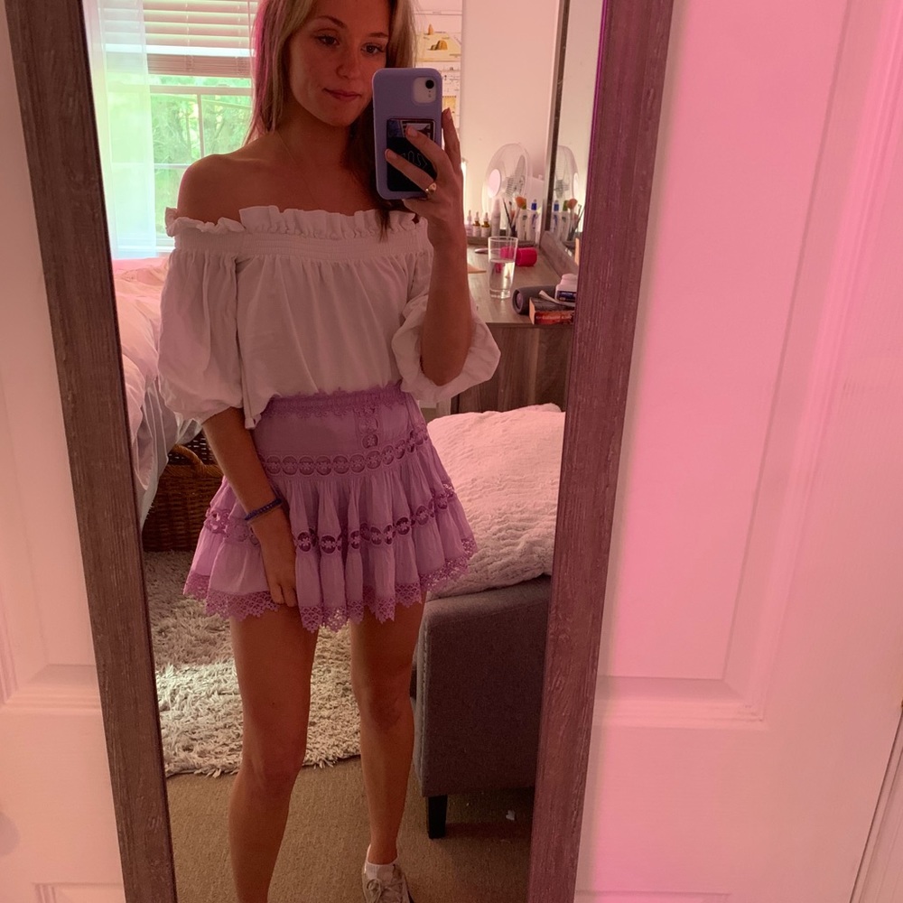 Zara off the shoulder top